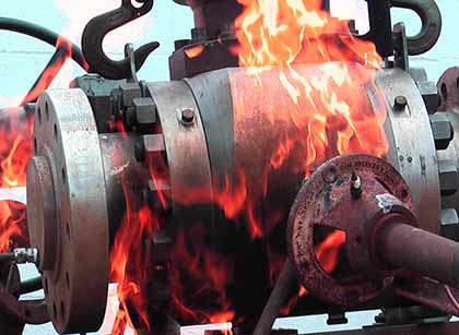 Valve Fire Test
